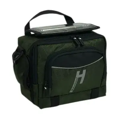 Haberland Lenkertasche 6l Bottle grün/schwarz - praktische Lenkertasche mit Flaschenfach
