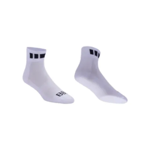 BBB Cycling Socken TechnoFeet 44-47 weiß/grau - atmungsaktiver Komfort für Radsportler