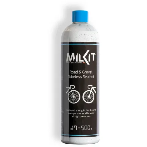 milKit Dichtmilch Road+Gravel Sealant 500 ml - leistungsstarke Tubeless-Dichtung für Rennrad &…