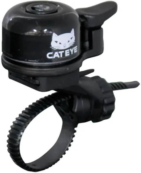 CATEYE Klingel Free Band Bell OH-1100 Einheitsgröße Schwarz - kompakte Fahrradklingel mit starkem…