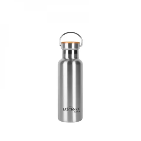 Tatonka Hot + Cold Stuff BambooLid 500 - Isolierflasche Unisex mit doppelwandiger Vakuumisolierung