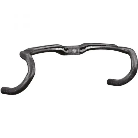 Vision Lenker Trimax Carbon 4D Ergo Compact 31,8 x 440 mm Schwarz - leichter Aero-Rennradlenker