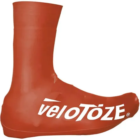 VeloToze Überschuh 2.0 lang maroon XL Maroon - wasserdichter Aero-Überschuh für kalte Tage