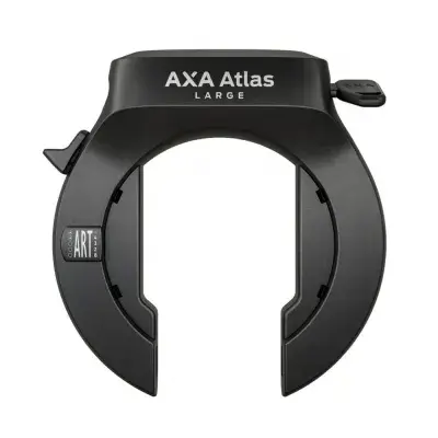 Axa Rahmenschloss Atlas L Rahmenschloss 72 - 5 mm Schwarz (Schlüssel nicht abziehbar) -…