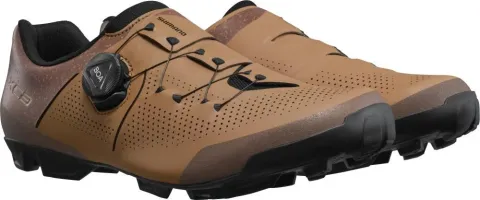 SHIMANO Fahrradschuhe XC302 Herren/Damen MTB SPD Größe 42 breit Braun