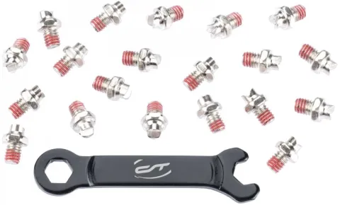 CONTEC PEDALPINS R PLUS STAHL SILBER CHROM