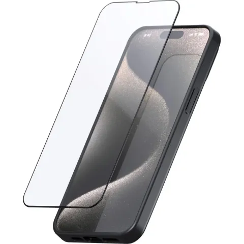 SP Connect SP Glass Screen Protector iPhone 16 rot - kristallklarer Displayschutz