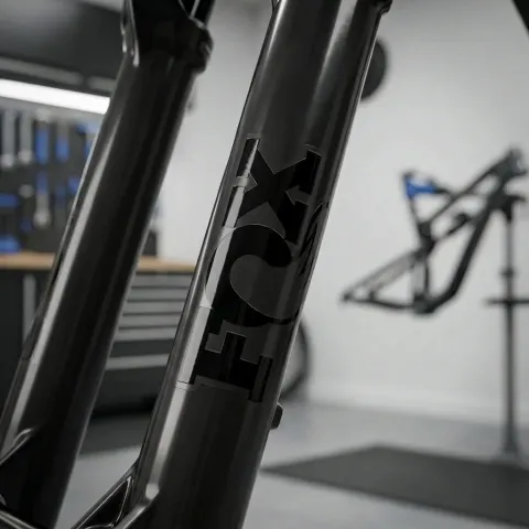 FOX Decal Kit Marzocchi Z1 Air/Coil Neutral Gloss Black - edles Gabel-Upgrade