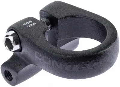 CONTEC SATTELKLEMMSCHELLE RACK SUPPORT 28,6MM SCHW