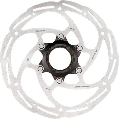 Jagwire Bremsscheibe Basics BR1 Centerlock 160 mm Silber - zuverlässige Bremsleistung