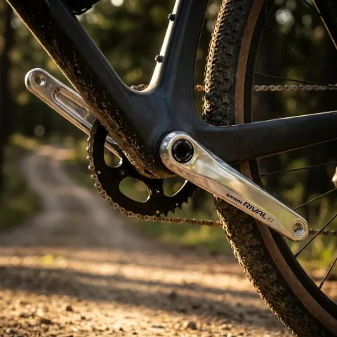 SRAM Quarq Rival E1 Kurbelgarnitur 165 mm 46-33T - präzise Leistungsmessung für professionelles…