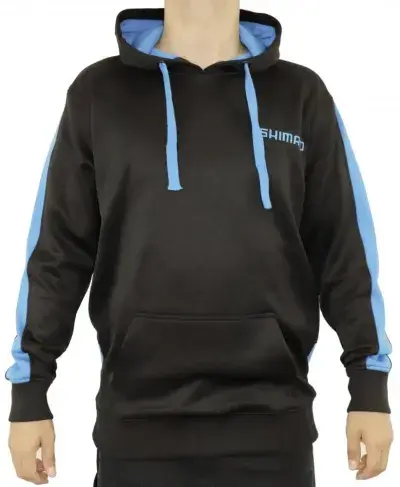 SHIMANO WORKSHOP HOODIE BLACK, S - bequemer Arbeits-Hoodie für Werkstatt & Alltag