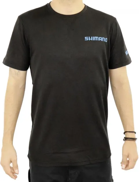 SHIMANO WORKSHOP T-SHIRT BLACK, S - atmungsaktives Werkstatt- und Freizeitshirt