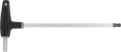 VAR Innensechskantschlüssel CL-18100 10 mm Größe 10 - Profi-T-Griff mit Magnet-Kugelkopf