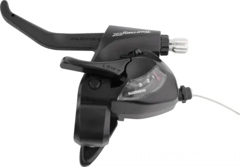 SHIMANO Schalt Bremshebel ST-TX800 3 fach Links Schwarz 2 Finger Schalt Bremshebel