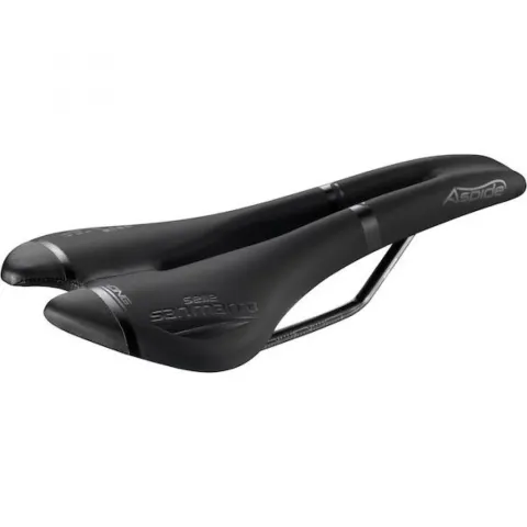Selle San Marco Sattel Aspide Racing 132 x 277 mm Schwarz - leichter Race-Sattel mit Open-Fit