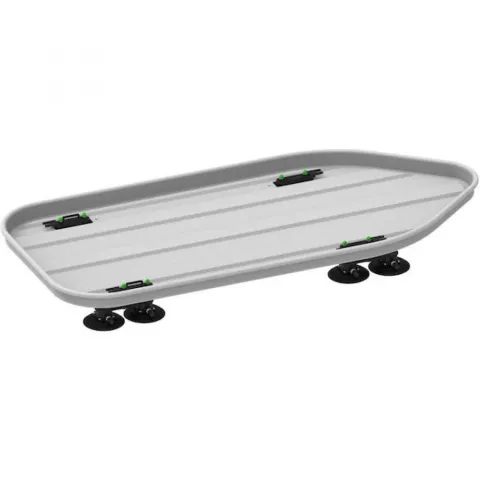 TreeFrog Dachboxträger 22 4 x 150 x 330 mm Schwarz - flexibler Dachboxhalter ohne Dachträger