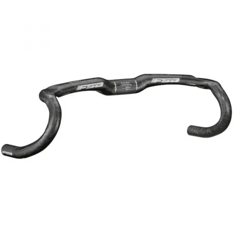 FSA Lenker AGX K-Wing 31,8 x 460 mm Schwarz - ergonomischer Carbon-Lenker für Gravel & Adventure