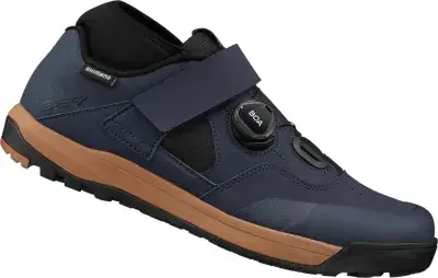 SHIMANO Fahrradschuhe GE900 Herren/Damen MTB SPD Typ Fahrradschuhe Größe 45, Blau