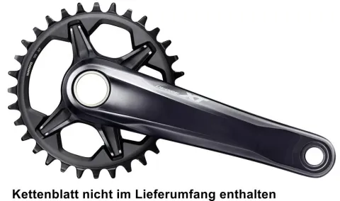 SHIMANO Kurbelgarnitur DEORE XT FC-M8130-1 12-fach 180 mm - 8130-1, 12-fach, 180 mm