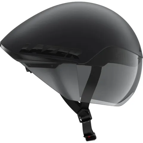 LAZER Helm Victor KinetiCore Matte Black (S) - aerodynamischer Triathlon- & Zeitfahrhelm