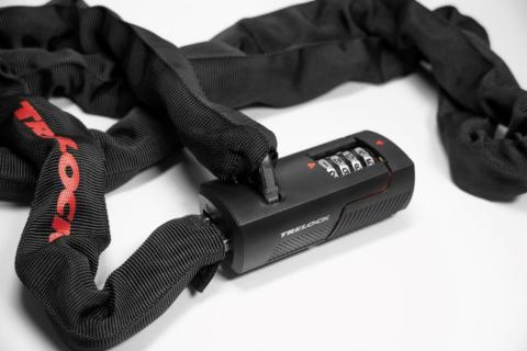 TRELOCK Kettenschloss BC 480 170-7 Code 480 - flexibles Fahrradschloss mit hoher Sicherheit