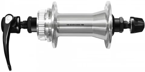 SHIMANO Vorderradnabe HB-QC400 100 mm 32 Loch - 100 mm, silber