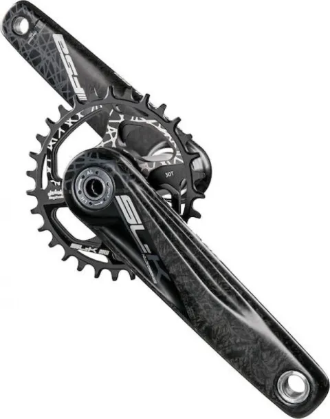FSA Kurbelgarnitur SL-K MTB Modular BB392Evo 170 mm Schwarz - leichte, modulare Performance