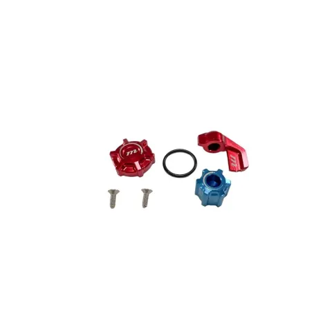 Manitou Verstellknopf Set Mara Pro Druck-/Zugstufe/Lockout Standard Rot/blau - präzise…