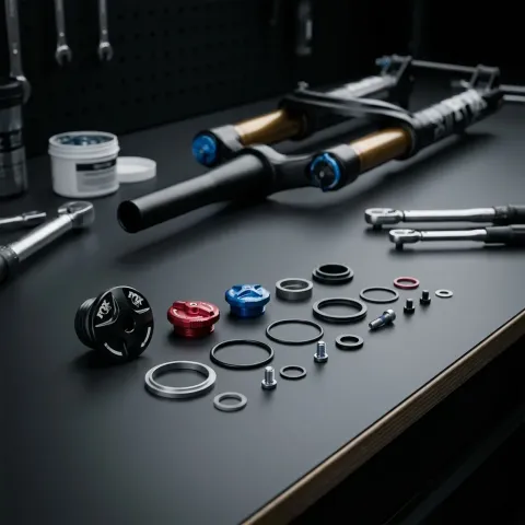 FOX Service Set 34 SC GRIP SL Topcap Assy 3-Pos Adj - präziser Gabelservice