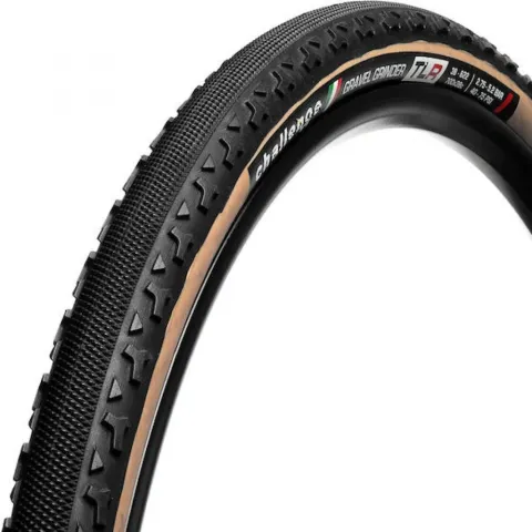 Challenge Gravel-Reifen Gravel Grinder TLR Clincher 28 Zoll (38-622) Schwarz/dunkelbraun -…