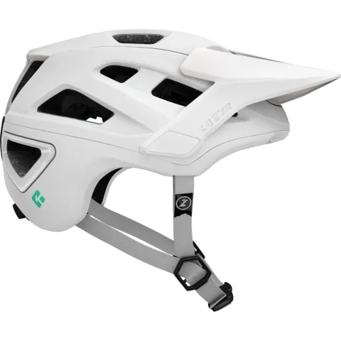 LAZER Jackal KinetiCore MTB/Downhill Helm M Weiß - maximaler Trail-Schutz
