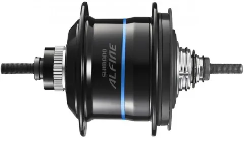 SHIMANO Getriebenabe ALFINE Di2 SG-S7051-11 36 Loch - 7051-11, Schwarz
