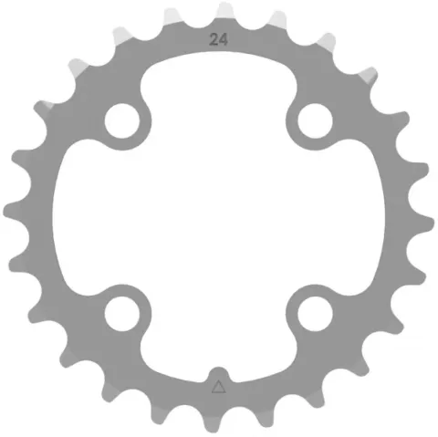 CONTEC Kettenblatt "C.Drive"n4-Arm, 9-/10-fach, 3/32", für 3-fach Kurbeln, symmetrischnSB-verpackt,…