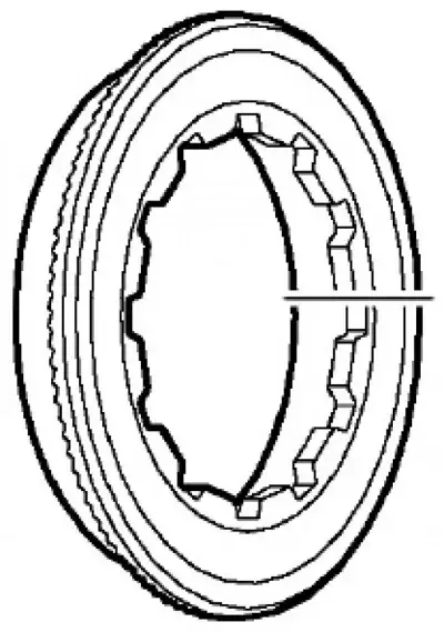 SHIMANO Distanzring CS-HG50 2,56 mm - 2,, 56 mm