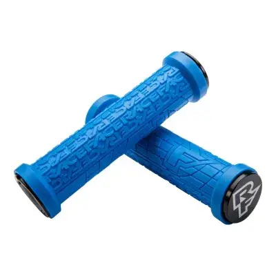 Race Face Grippler Lock-On Griff, 33mm, blue - sicherer Halt und Komfort am Lenker