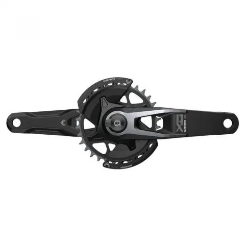 SRAM Kurbelgarnitur Quarq X0 Eagle T-Type AXS 170 mm - präzise Leistungsmessung für XC & Trail
