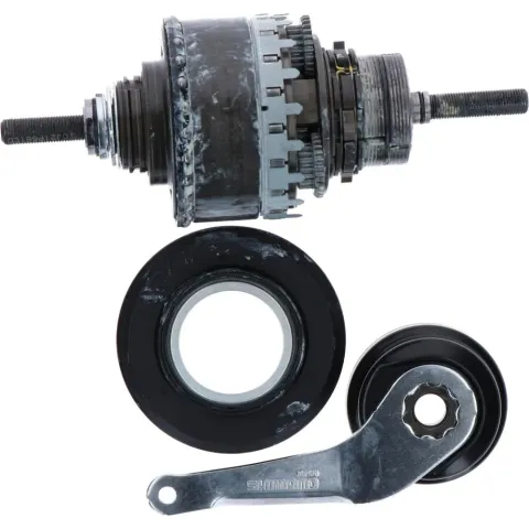 SHIMANO Getriebeeinheit für SG-C6061-8CD 187 mm Achslänge inkl. Bremsarm und Staubkappe - 6061-8,…