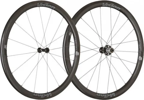 Vision Laufradsatz Metron 40 SL Tubular 622x24,5 mm Schwarz - leichter Aero-Allrounder
