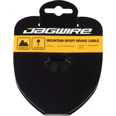 Jagwire Bremszug Mountain Sport Edelstahl geschliffen 1.5 x 2000 mm Silber - präzise…