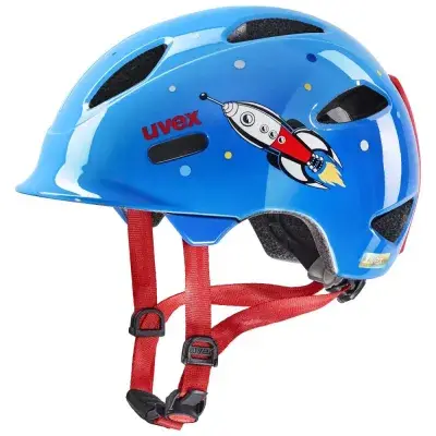 uvex oyo style Kinder-Fahrradhelm blue rocket 45-50 Zentimeter - Baby Bear Polsterung, xTRA Shield,…
