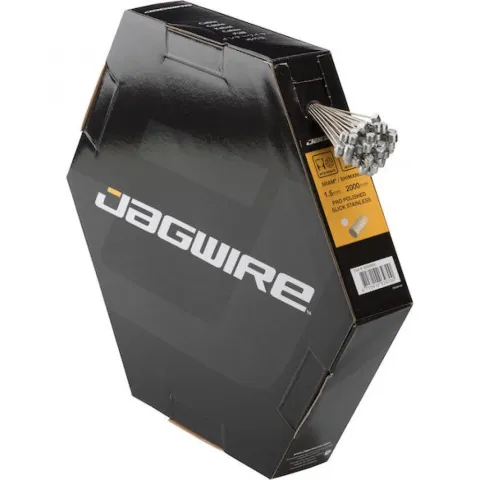 Jagwire Bremszug Mountain Pro Pro-Slick polished 1.5 x 2000 mm Silber - extrem geschmeidige…