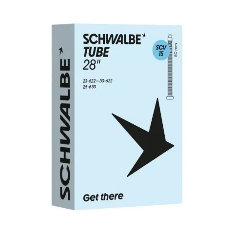 Schwalbe Schlauch Nr. 15 28 Zoll 23-30-622 SCV 80 mm