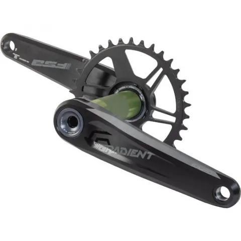 FSA Kurbelgarnitur Gradient Modular Direct Mount 175 mm Schwarz - maximale Performance für Enduro &…