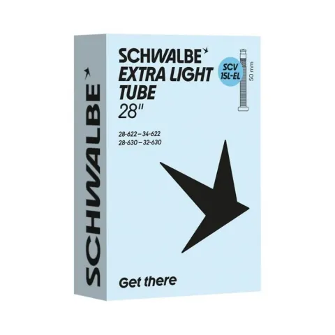 Schwalbe Schlauch Nr. 15L-EL 28 Zoll - SCV 50 mm