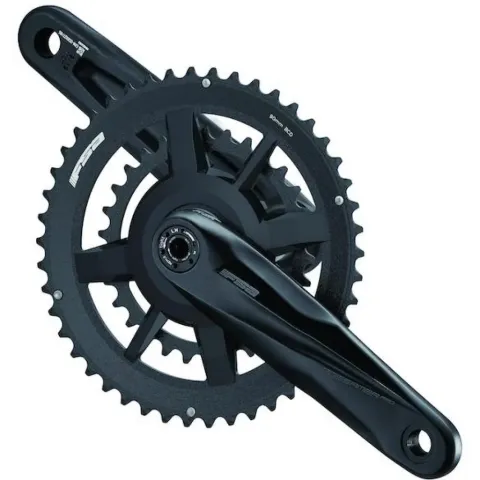 FSA Kurbelgarnitur Gossamer Pro MegaExo AGX+ 170 mm Schwarz - steife Performance-Kurbel