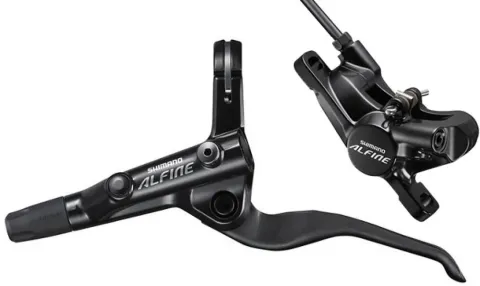 SHIMANO Scheibenbremse ALFINE BL-S7000/BR-S7000 VR - hydraulische Disc-Brake, schwarz