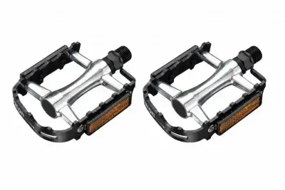 UNION Pedale MTB-ATB SP-2662 Aluminium schwarz eloxiert 9/16 Zoll mit Boron-Stahl-Achse,…
