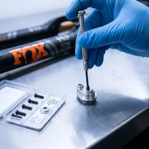FOX Kit: Air Valve Parts: Pellet Retainer Set Screw 5/16-24 - präziser Ventilservice