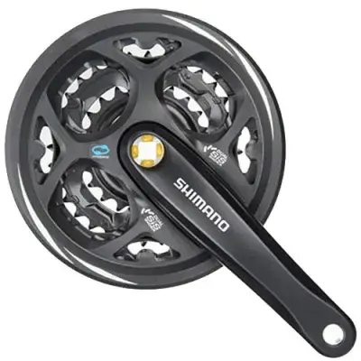SHIMANO Kurbelgarnitur ALTUS FC-M311 - 7-fach, 8-fach, 175 mm, 48-38, 28 Zähne